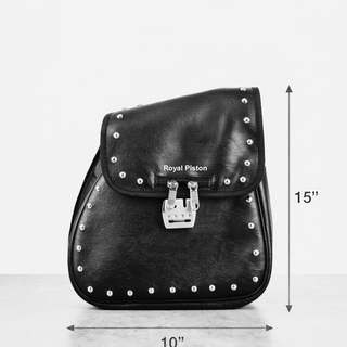 Universal Anti-Theft Locking Saddlebag - Cruiser Edition for Harley & Enfield - Royal Piston