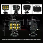 Royal Piston 6 Eye LED Motorcycle Auxiliary Light with 6 Months Warranty - DRL & Fog Lights - High-Performance Driving Lights