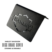 Royal Piston Exclusive Disc Brake Cover in Black Sturdy And Durable Original Engraved Compatible Harley Davidson X440