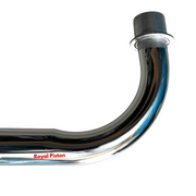 Royal Piston Reborn Free-Flow Exhaust Bend Pipe – Full-Length Compatible with 2022–2025 Royal Enfield 350 Reborn Free-Flow Exhaust Bend Pipe – Full-Length