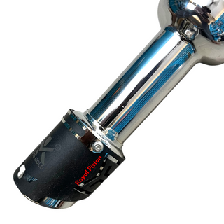 Royal Piston HK Reborn Chrome Exhaust for Royal Enfield Classic 350 – Premium Free-Flow Silencer | Deep Thumping Sound | Heat-Resistant Finish | Bolt-On Fit - Royal Piston
