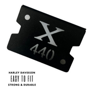 Royal Piston Exclusive Disc Brake Cover in Black Sturdy And Durable Original Engraved Compatible Harley Davidson X440