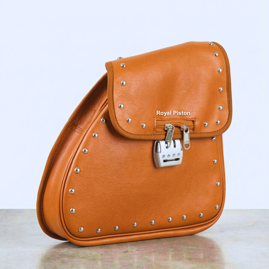 Universal Anti-Theft Locking Saddlebag - Cruiser Edition for Harley & Enfield - Royal Piston