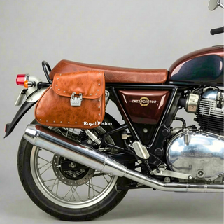 Universal Anti-Theft Locking Saddlebag - Cruiser Edition for Harley & Enfield - Royal Piston