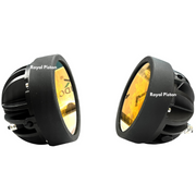 Royal Piston New 7 LED Powerful LED Fog Light | High Wattage DC Auxiliary Fog Lights | with Harness Kit Yellow White Light
