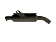 Royal Piston Indoori Silencer For RE Hunter 350 With Original Sound (Black Silencer) - Royal Piston