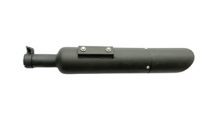 Unleash the Meteor's Roar: Royal Piston's Original Indori Silencer in Matte Black, Crafted for Royal Enfield Meteor's Original Sound - Royal Piston