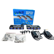 Royal Piston 4 Eye High Power LED Fog Light With Fan | Spotlights LED Auxiliary Lights For Off-road Vehicle SUV Truck