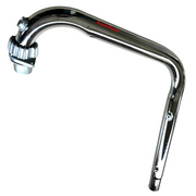 Royal Piston BS6 L-Type Exhaust Bend Pipe for Royal Enfield Classic, Bullet & Electra – High-Performance Steel Pipe