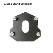 Guardian Gear: Royal Enfield Hunter 350cc Complete Black Accessories Combo - Elevate Style and Safety for Your Trusty Beast! (Full Kit)