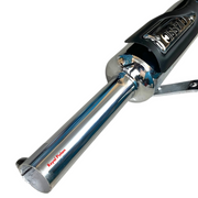 Royal Piston HK Classic Chrome Exhaust fit for Royal Enfield  Silencer with Bass Thump | Heat-Resistant | Bolt-On Fit | Old is Gold Edition