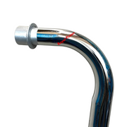 Royal Piston Dual-Sensor Free‑Flow Bent Exhaust Pipe Compatible with 2025 Royal Enfield 350  – High‑Flow Performance Upgrade