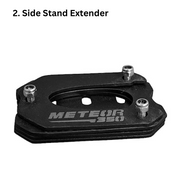 Cosmic Elegance: Royal Enfield Meteor 350cc Complete Accessories Combo in Celestial Black (Full Kit)