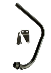 Royal Piston Original Bend Pipe Compatible With Royal Enfield Meteor Free Flow Original Sound (Black Bend Pipe) - Royal Piston