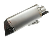 Royal Piston Universal Akrapovic Silencer - The Ultimate Weapon of Sound and Style for Every Sport Bike Enthusiast (Silver)