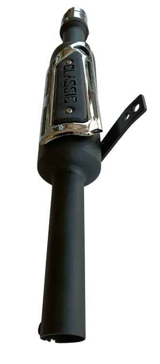 Royal Piston Original Indori Silencer: Bold Black, Power & Style for Bullet BS3, BS4, BS6, Electra, Standard. Delivers Original Sound!