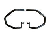 Royal Piston Diamond Leg Guard Matte Black Stainless Crash Guard Durable Heavy Duty Material Compatible with Royal Enfield Hunter 350cc - Royal Piston