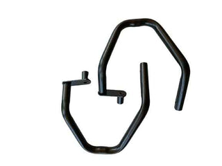 Royal Piston Diamond Leg Guard Matte Black Stainless Crash Guard Durable Heavy Duty Material Compatible with Royal Enfield Hunter 350cc