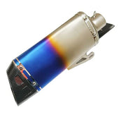 Royal Piston Universal Akrapovic Silencer - The Ultimate Weapon of Sound and Style for Every Sport Bike Enthusiast (Blue)