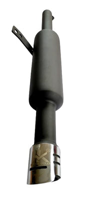 Royal Piston Original Indori Silencer: Compatible with Bullet BS3, BS4, BS6, Electra, Standard. Matte Black Reverse Cone, Original Sound! - Royal Piston