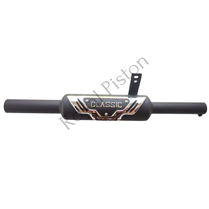 Revitalize Your Ride: Royal Piston's Original Indori Silencer - Compatible with Bullet BS3, BS4, BS6, Bullet Electra, Bullet Standard - Royal Piston