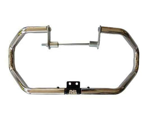 Royal Piston Chrome Diamond Leg Guard Compatible with Royal Enfield Hunter 350cc Only