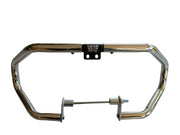 Royal Piston Chrome Diamond Leg Guard Compatible with Royal Enfield Hunter 350cc Only - Royal Piston