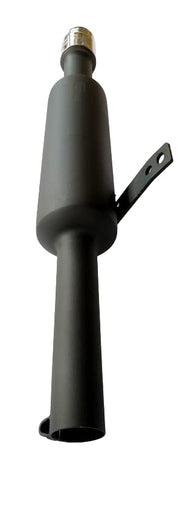 Royal Piston Original Indori Silencer: Compatible with Bullet BS3, BS4, BS6, Electra, Standard. Matte Black Reverse Cone, Original Sound! - Royal Piston