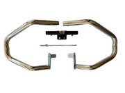 Royal Piston Chrome Diamond Leg Guard Compatible with Royal Enfield Hunter 350cc Only - Royal Piston