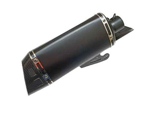 Royal Piston Universal Akrapovic Silencer - The Ultimate Weapon of Sound and Style for Every Sport Bike Enthusiast (Black)