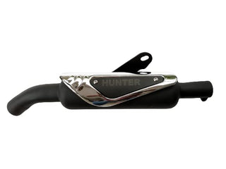 Royal Piston Indoori Silencer For RE Hunter 350 With Original Sound (Black Silencer) - Royal Piston