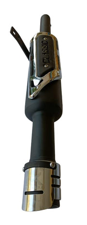 Royal Piston Original Indori Silencer: Bold Black, Power & Style for Bullet BS3, BS4, BS6, Electra, Standard. Delivers Original Sound! - Royal Piston