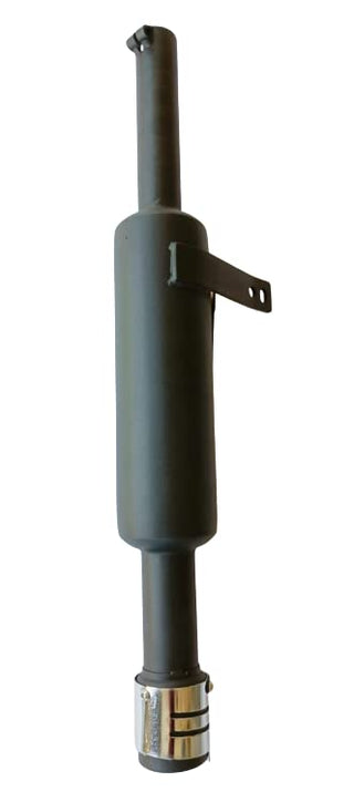 Royal Piston Original Indori Silencer: Bold Black, Power & Style for Bullet BS3, BS4, BS6, Electra, Standard. Delivers Original Sound! - Royal Piston