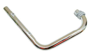 Royal Piston Heavy Bend Pipe Clear & Heavy Sound Bend Pipe BS3/BS4 Compatible With Royal Enfield Free Flow Sound (L TYPE)