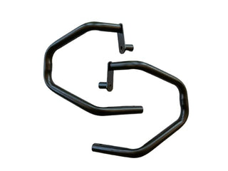 Royal Piston Diamond Leg Guard Matte Black Stainless Crash Guard Durable Heavy Duty Material Compatible with Royal Enfield Hunter 350cc - Royal Piston