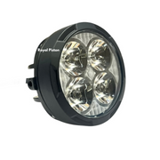 Royal Piston New 4 LED Powerful LED Fog Light | High Wattage DC Auxiliary Fog Lights | with Harness Kit Yellow White Light