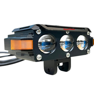 Royal Piston LIUHJG Triple LED Fog Light Set – Ultra Bright, Waterproof IP68, Universal Fit for Bikes & Cars