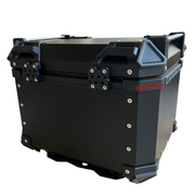 Royal Piston Premium Motorcycle Top Box – 45L Aluminum Alloy Storage with Padded Interior | Lockable | Weatherproof | Universal Fit for Touring Bikes