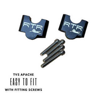 Royal Piston Handle Riser Compatible with TVS Apache - Improved Comfort & Control for Your Ride