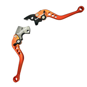 Royal Piston Clutch Lever Guard Compatible with KTM Models | Ergonomic Orange Lever Guards - Clutch & Brake, Enhanced Control