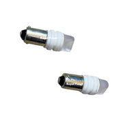 Royal Piston LED Tail Lights White & Blue Flash Strobe Led Brake Lamp DC 12V Auto Front Rear Reverse Bulb Flashing Brake Lights 2Pc