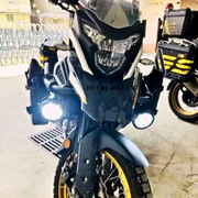 Royal Piston HJG New High Power 70W LED Fog Lights for Bikes, Cars & Jeeps - Improved Visibility in Fog, Rain & Snow With Brightness Control Wiring Harness