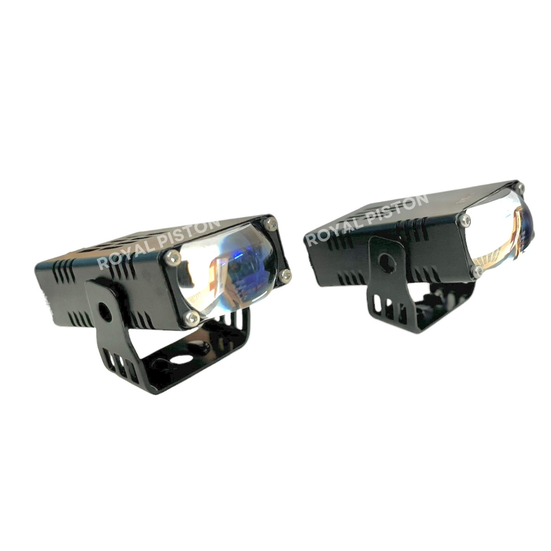 Royal Piston HJG Devil Eye 3 in 1 New LED Fog Light | Pack of 2 LED Aux Fog Light