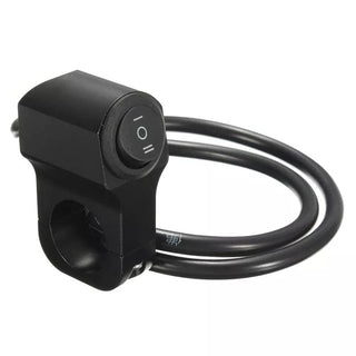 Royalpiston Multifunctional 12V Dc Motorcycle Handlebar Switch 7/8" On-Off-On Headlight Fog Brake Light Switch Fit For All Motorcycles (Black) - Royal Piston