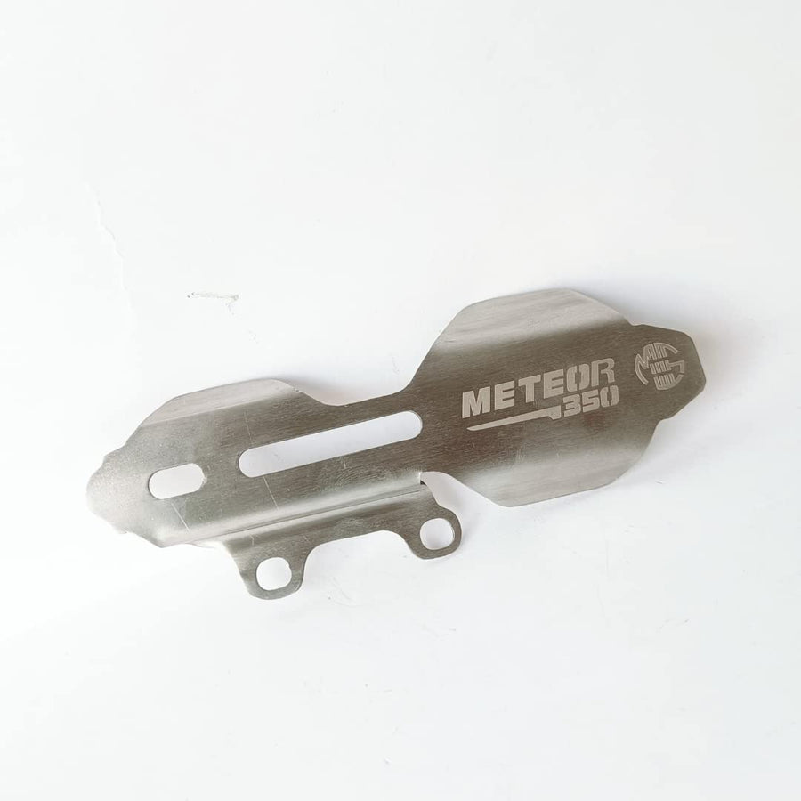 Royal Piston Heavy Duty Chrome RE Meteor 350 Accessories Strong & Durable- (Meteor 350 Master Cylinder Guard-Chrome) - Royal Piston