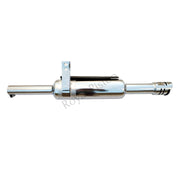 Royal Piston Original Indori Silencer: Compatible with Bullet BS3, BS4, BS6, Electra, Standard. Classic Chrome Finish, Original Sound! - Royal Piston
