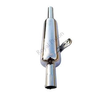Royal Piston™ Original RE Sound Exhaust (Chrome) | Reborn Classic | Classic Indori Silencer Sound