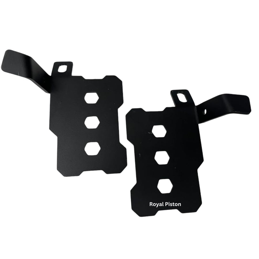 Royal Piston Premium Foot Rest Black Sturdy And Durable Original Engraved Compatible With Yamaha MT15 R15 V3 R15 V4 - Royal Piston
