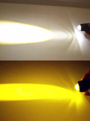 Royal Piston Mini Drive Fog Light: Inbuilt Fan, 2-in-1 White and Yellow Light, Powerful, Wider Area Cover, High Beam Smart LEDs. New Box (HJG) 40W - Royal Piston