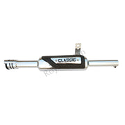 Royal Piston Original Indori Silencer: Compatible with Bullet BS3, BS4, BS6, Electra, Standard. Classic Chrome Finish, Original Sound! - Royal Piston